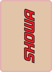 Upper Fork Decal Showa Red