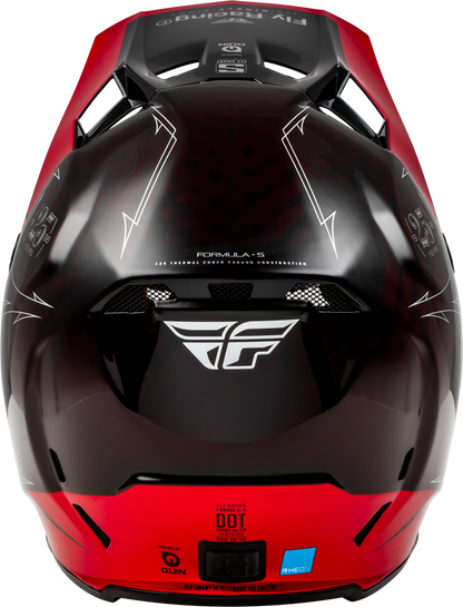 Youth Formula S Carbon Legacy Helmet Red Carbon/Black Yl