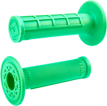 ODI Ruffian Half Waffle Grip - Fluorescent Green