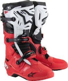 ALPINESTARS Tech 10 Enduro Boots - Bright Red/Black/White - US 11 / EU 45.5 2010025-3016-11