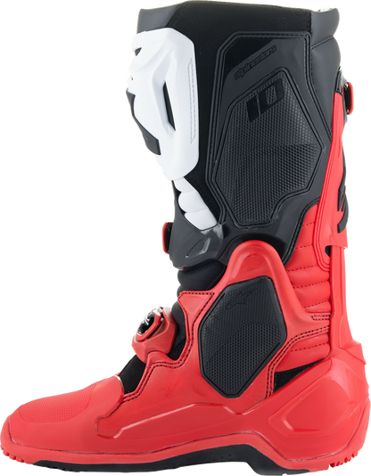 ALPINESTARS Tech 10 Enduro Boots - Bright Red/Black/White - US 13 / EU 48 2010025-3016-13