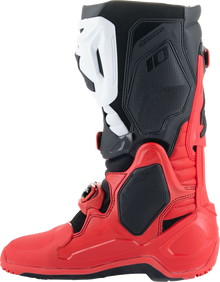 ALPINESTARS Tech 10 Enduro Boots - Bright Red/Black/White - US 14 / EU 49.5 2010025-3016-14