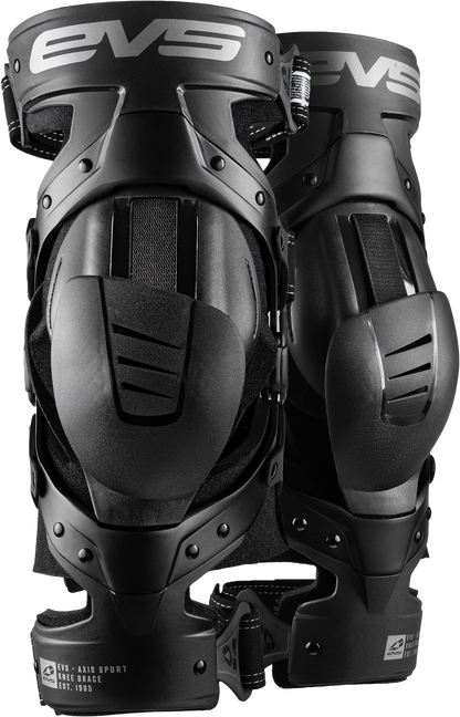 Axis Sport Knee Brace Pair Black/Black/Grey Md