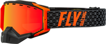 Zone Snow Goggle Black/Orange W/ Red Mirror/Amber Lens
