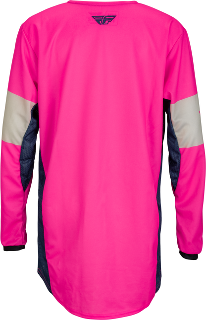 Youth Kinetic Khaos Jersey Pink/Navy/Tan Yx
