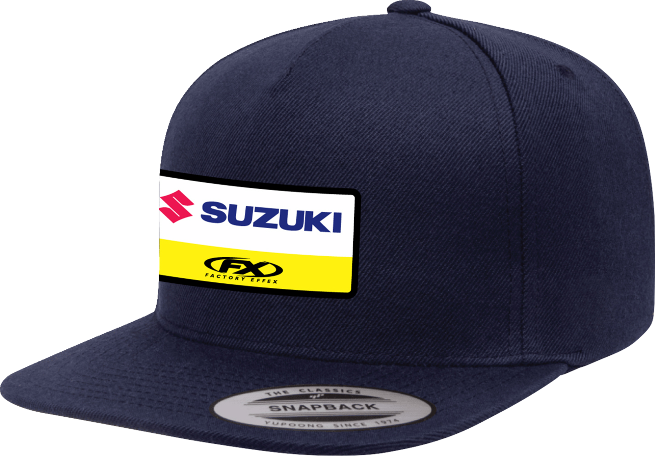 FACTORY EFFEX Suzuki Victory Snapback Hat - Royal Blue 28-86402