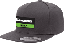 FACTORY EFFEX Kawasaki Victory Snapback hat - Charcoal Gray 28-86102