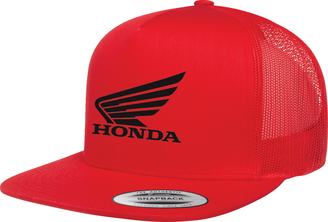 FACTORY EFFEX Honda Alpha Snapback Hat - Red 28-86300
