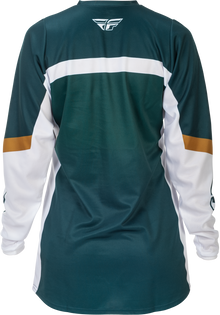 Women's F 16 Jersey Teal/White/Gold Xl