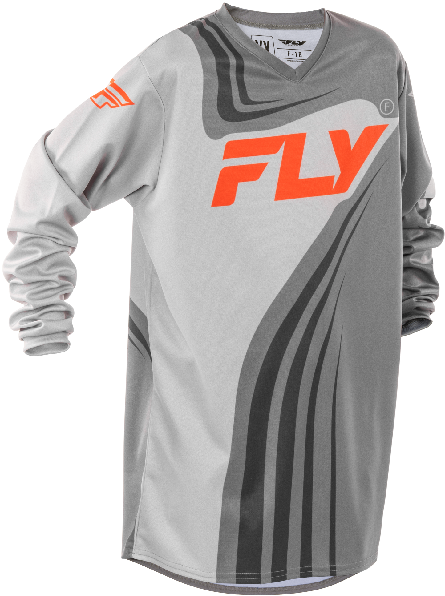 Youth F 16 Jersey Grey/Orange Ym