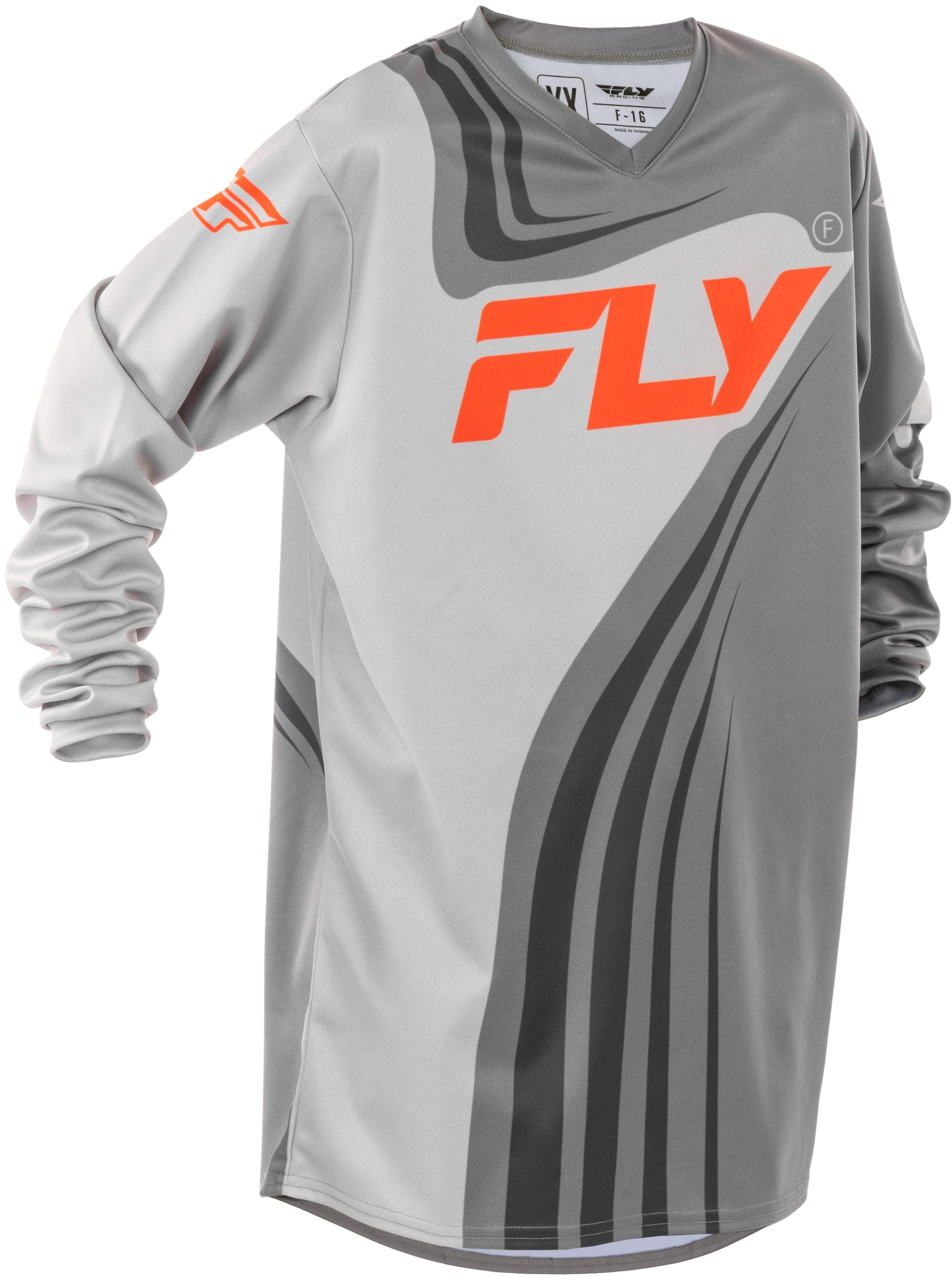 Youth F 16 Jersey Grey/Orange Ym