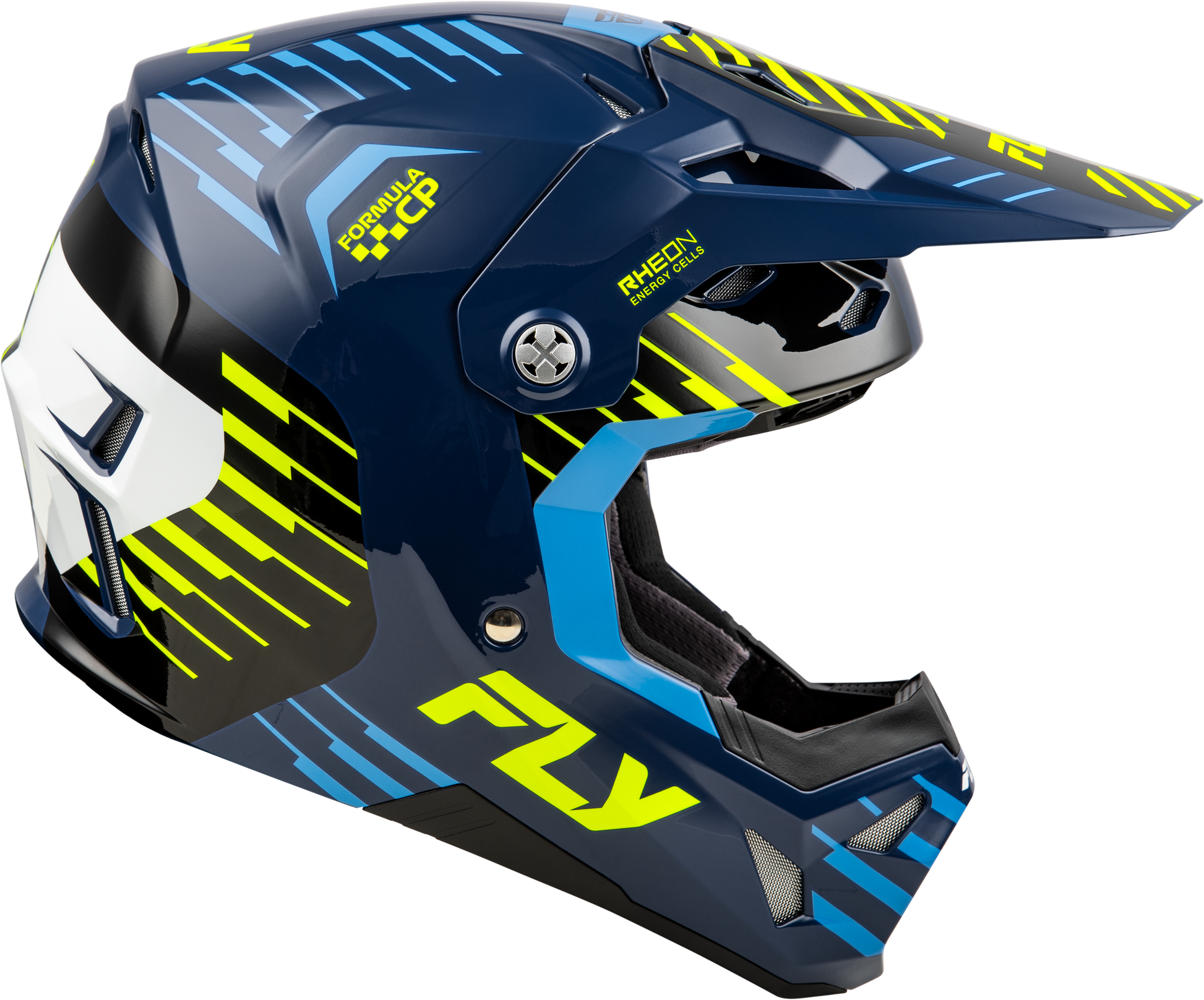 Formula Cp Slice Helmet Navy/Hi Vis/White Md