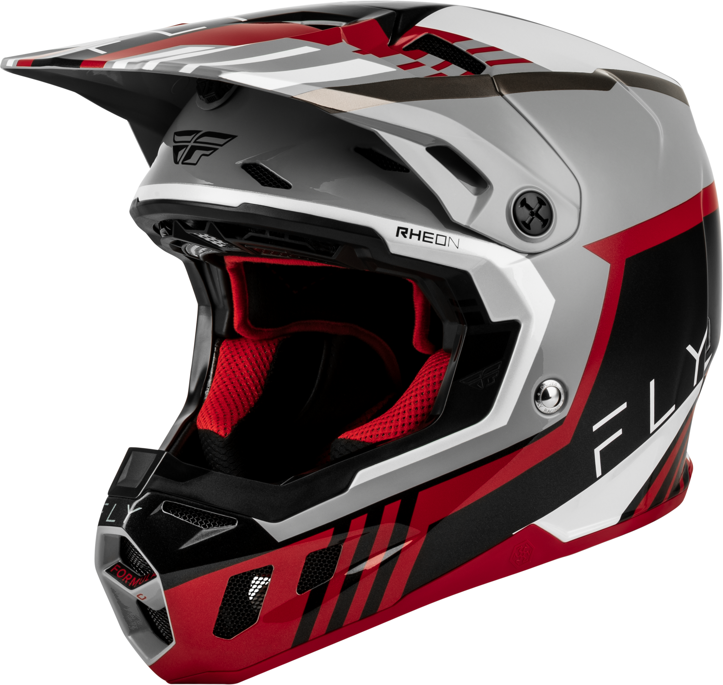 Formula Cc Strike Helmet Grey/Red/Black/White Xl