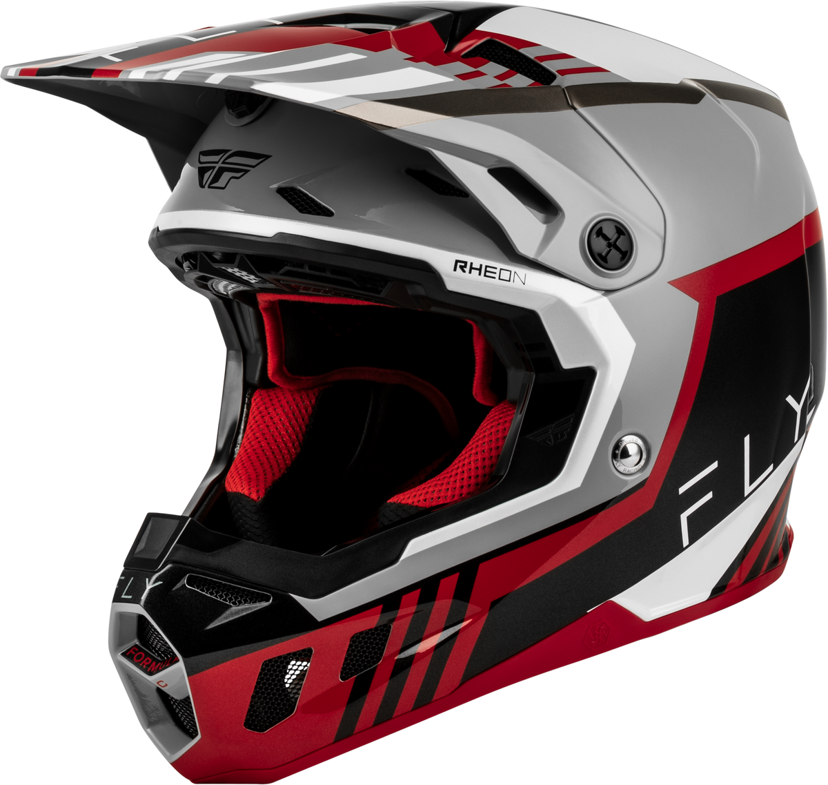 Formula Cc Strike Helmet Grey/Red/Black/White Sm