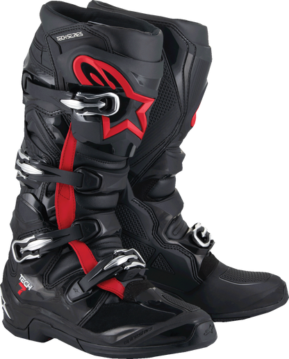 ALPINESTARS Tech 7 Boots - Fluorescent Red/Black - US 8 / EU 42 2012025-1030-8