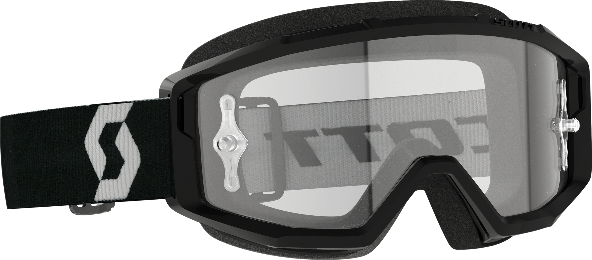Primal Goggle Black/White Clear Works