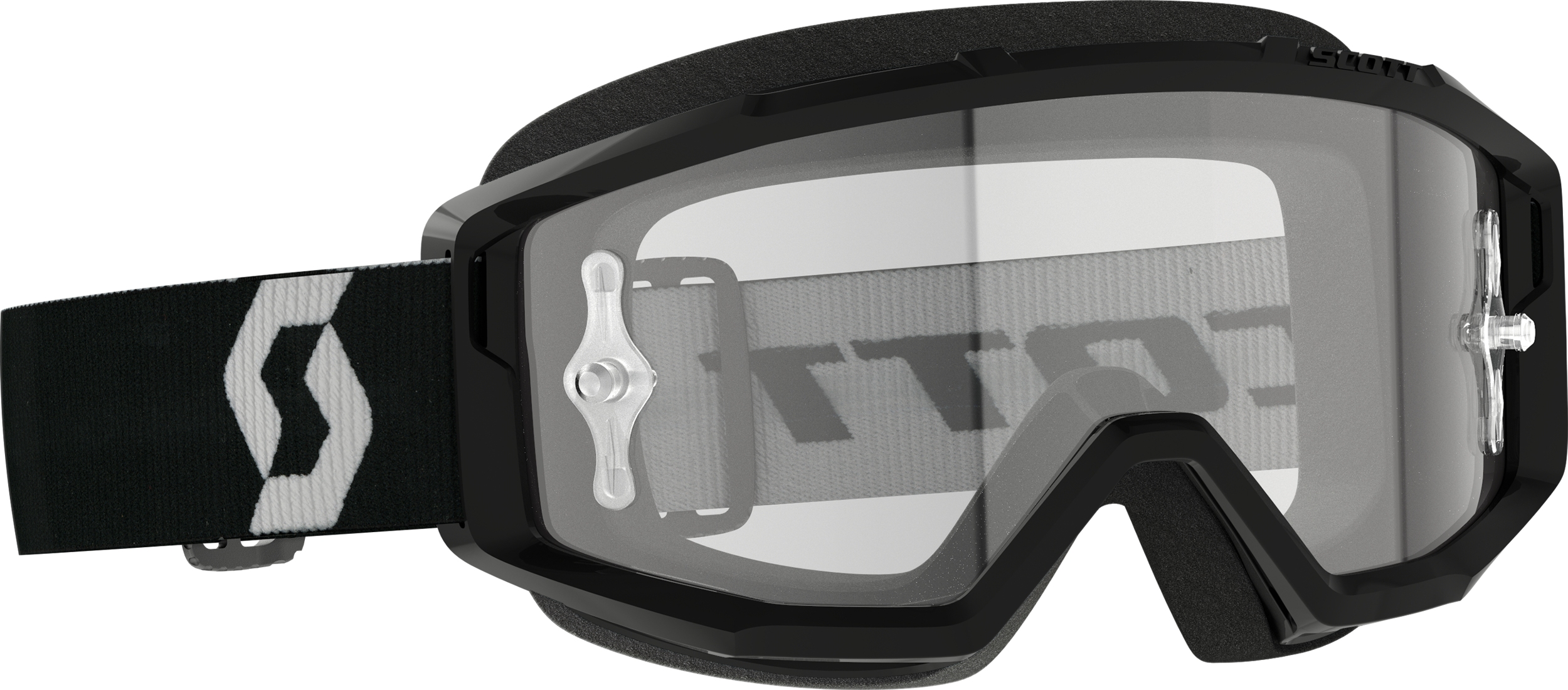 Primal Goggle Black/White Clear Works