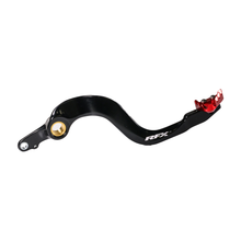 Rear Brake Pedal Red Solid Tip Hon