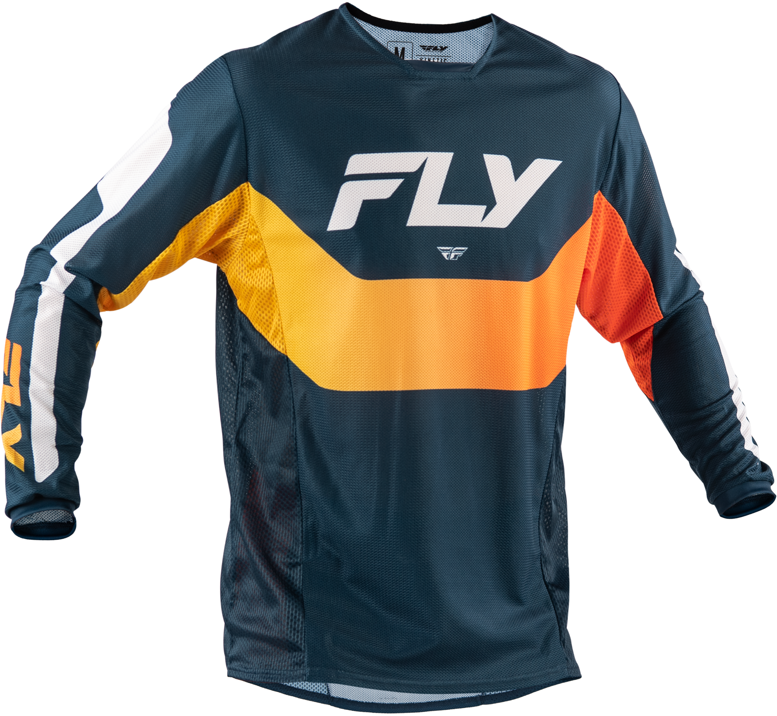 Kinetic Mesh Jersey Navy/Orange Sm