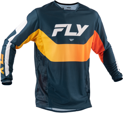 Kinetic Mesh Jersey Navy/Orange Sm