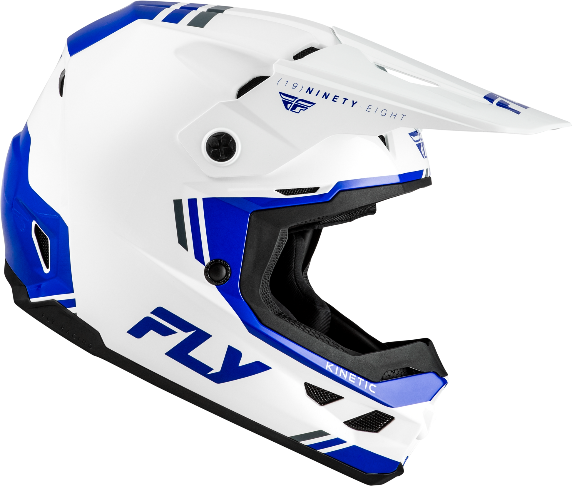 Kinetic Verdict Helmet White/Blue/Grey 2x