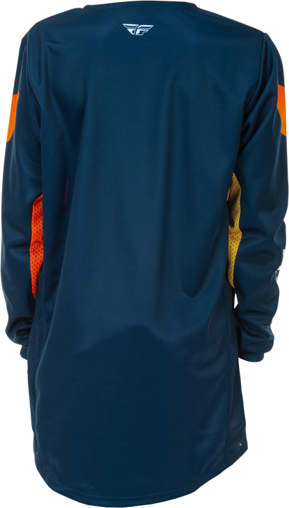Youth Kinetic Jersey Navy/Orange Yxl