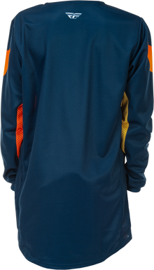 Youth Kinetic Jersey Navy/Orange Ys