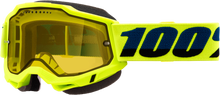 Accuri 2 Snowmobile Goggle Fluo Yellow Yellow Lens