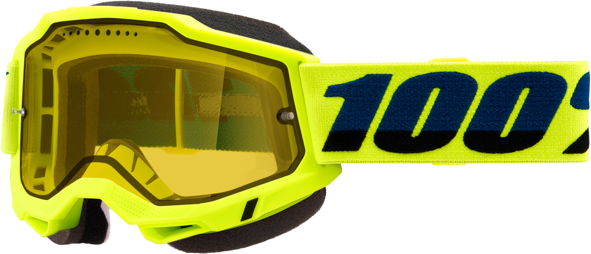 Accuri 2 Snowmobile Goggle Fluo Yellow Yellow Lens