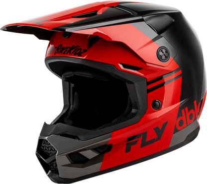 Kinetic Dbk Helmet Black/Red/Grey 2x