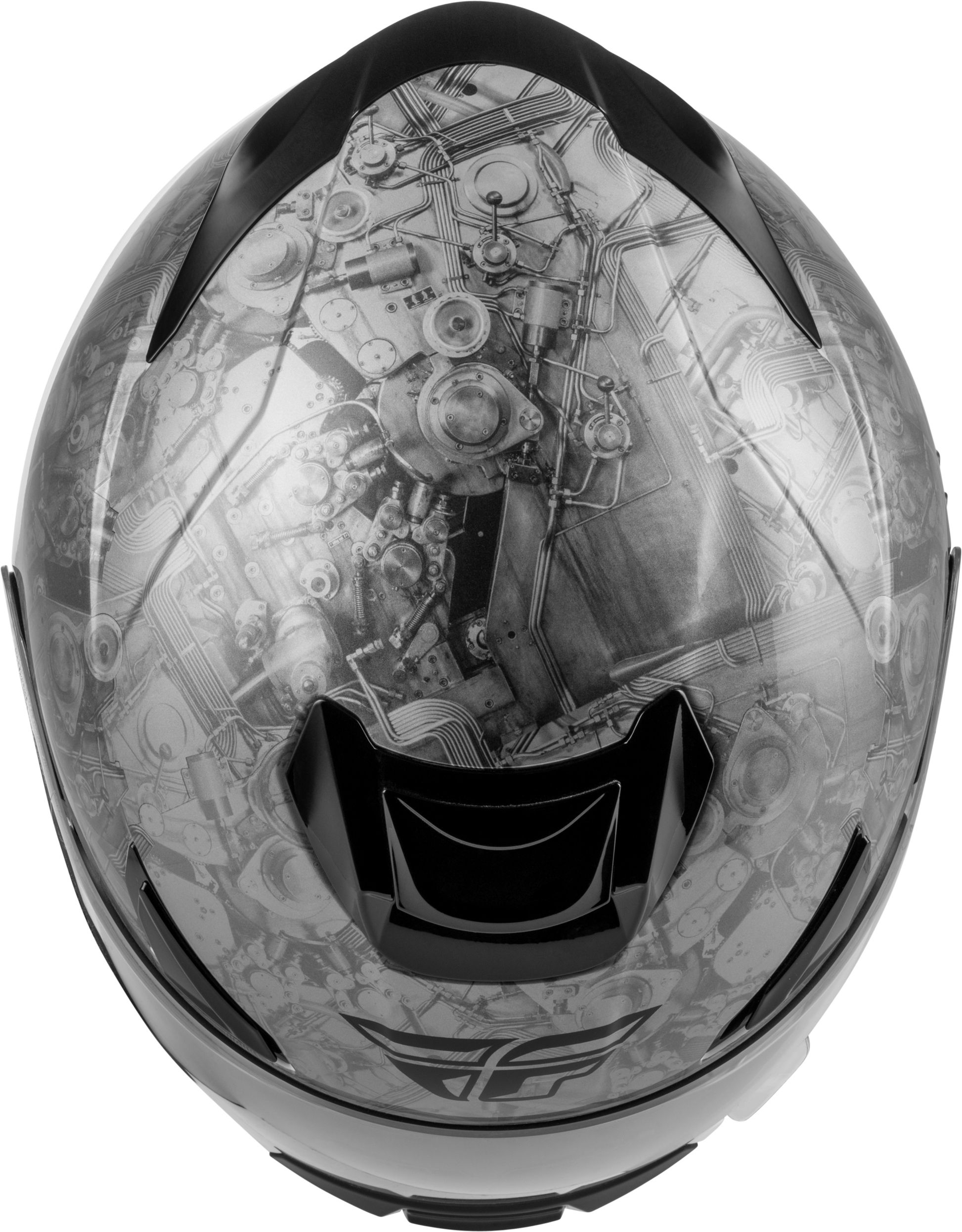 Sentinel Mech Helmet Black/White/Grey Lg