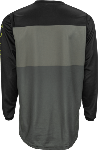 Youth F 16 Jersey Grey/Black/Hi Vis Ym