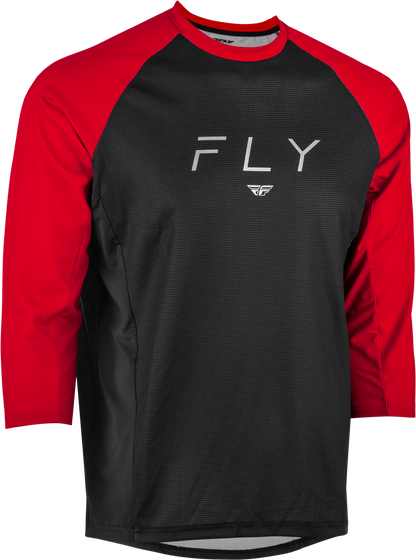Ripa 3/4 Sleeve Jersey Black/Red Md