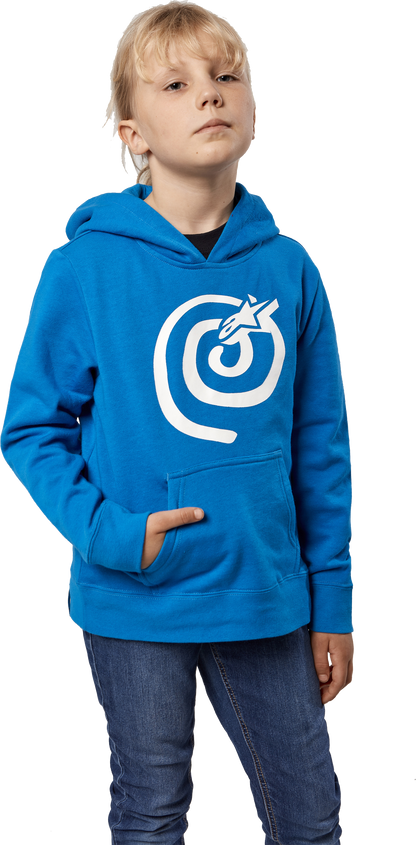 Kids Mantra Hoodie Bright Blue Md