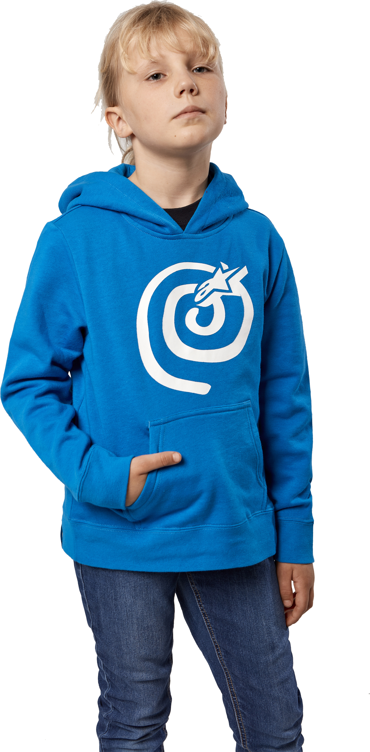 Kids Mantra Hoodie Bright Blue Xl