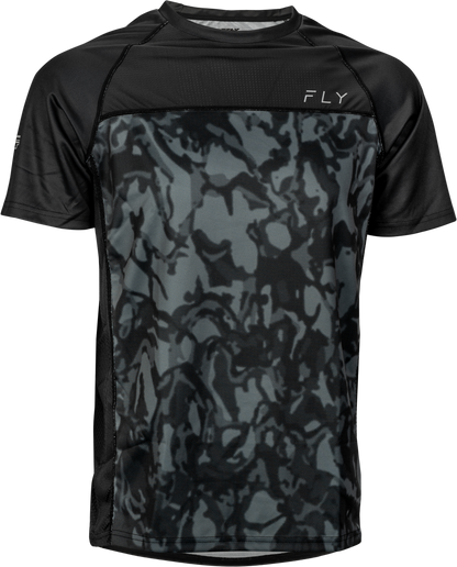 Super D Jersey Dark Grey Camo/Black Md