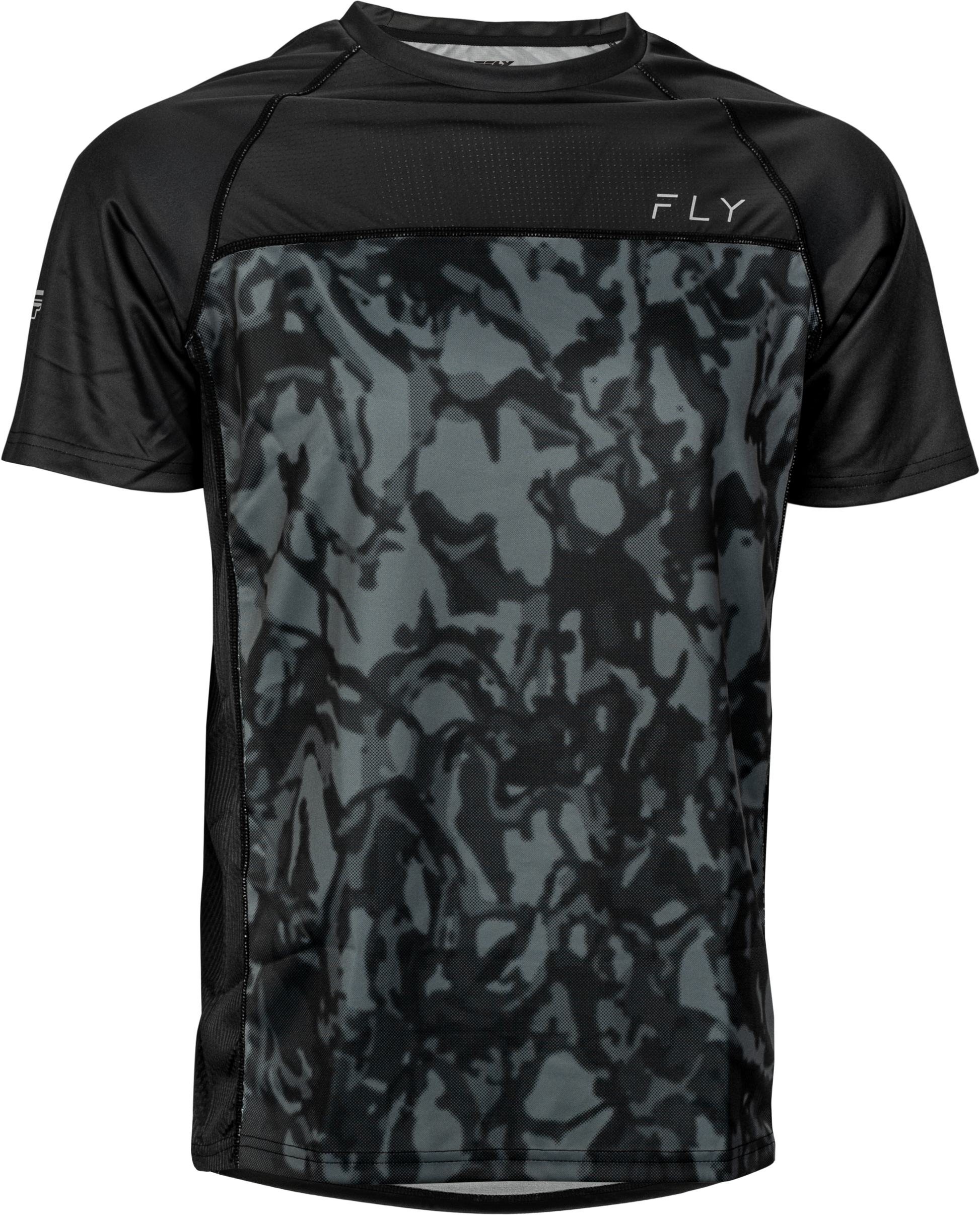 Super D Jersey Dark Grey Camo/Black Sm