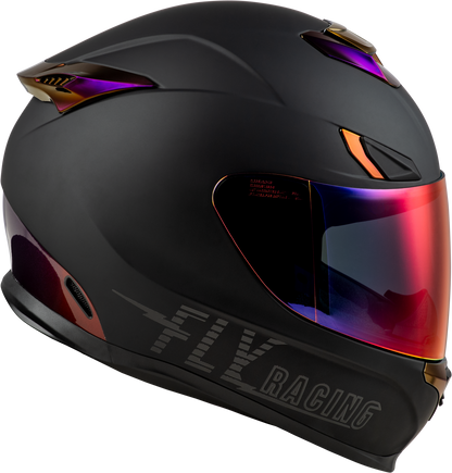 Sentinel Recon Helmet Matte Black/Purple Chrome 2x