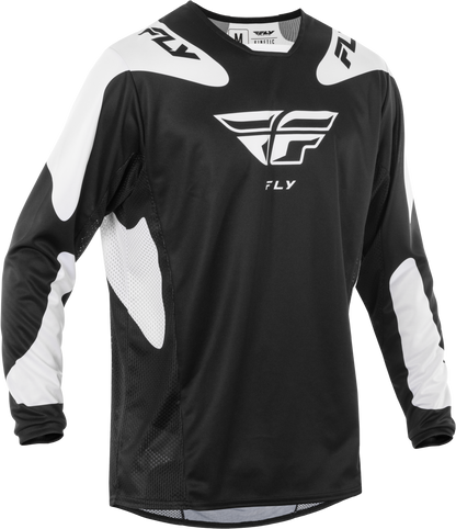Kinetic Sym Jersey Black/White Lg