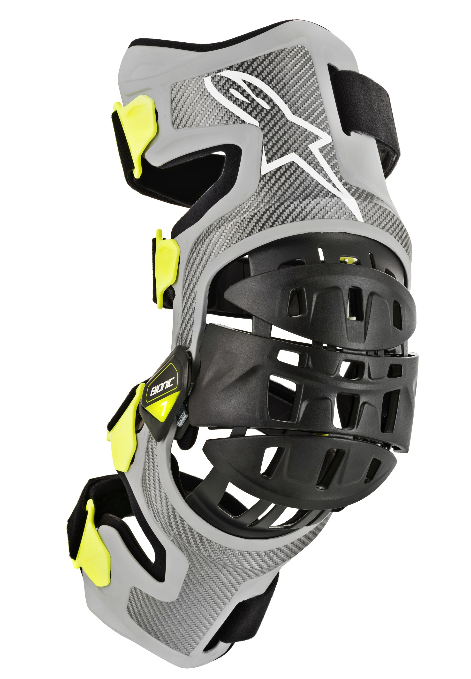 Bionic 7 Knee Set Silver/Yellow Md