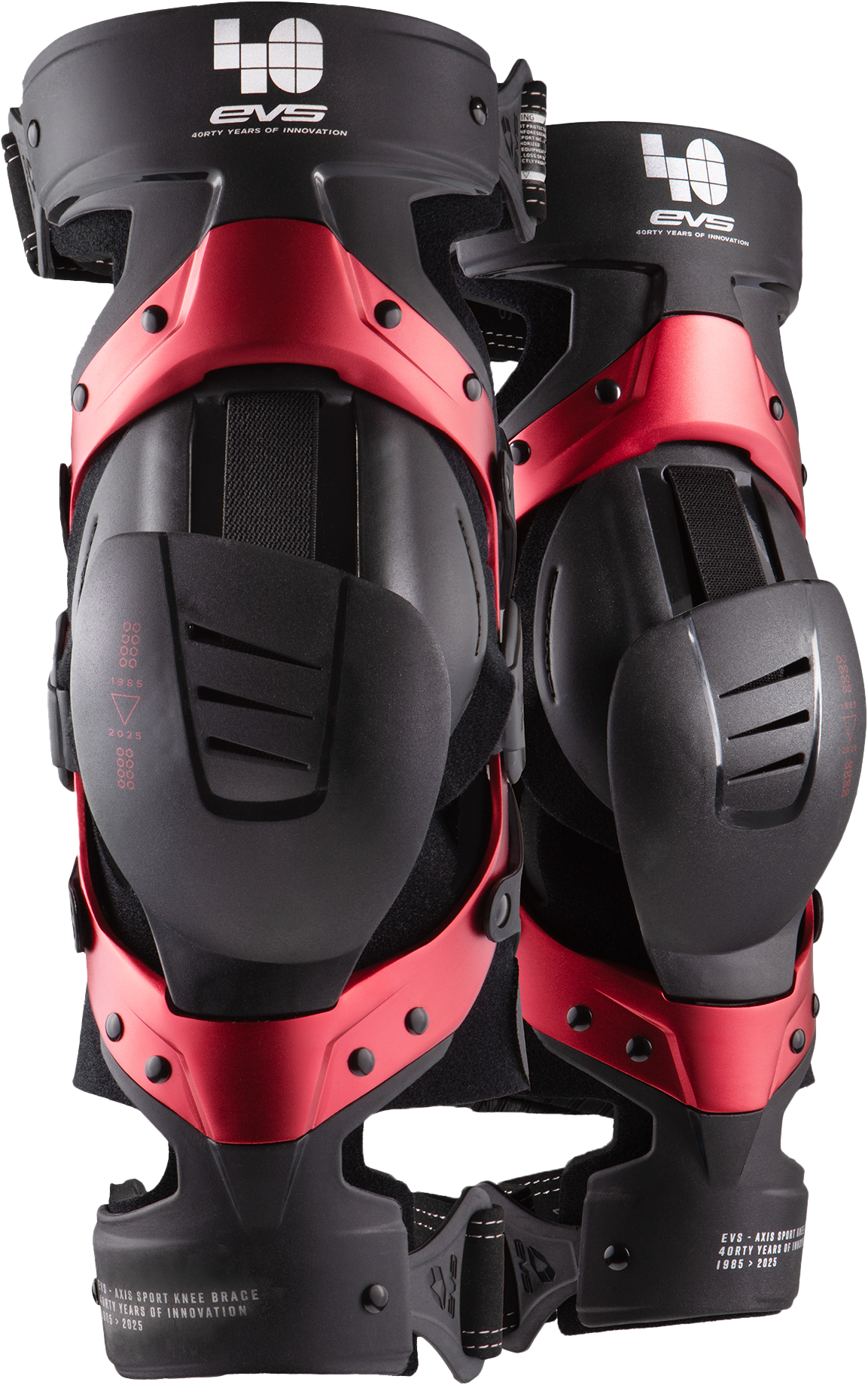 Axis Sport Knee Brace Pair Le 40th Anniv Red Sm