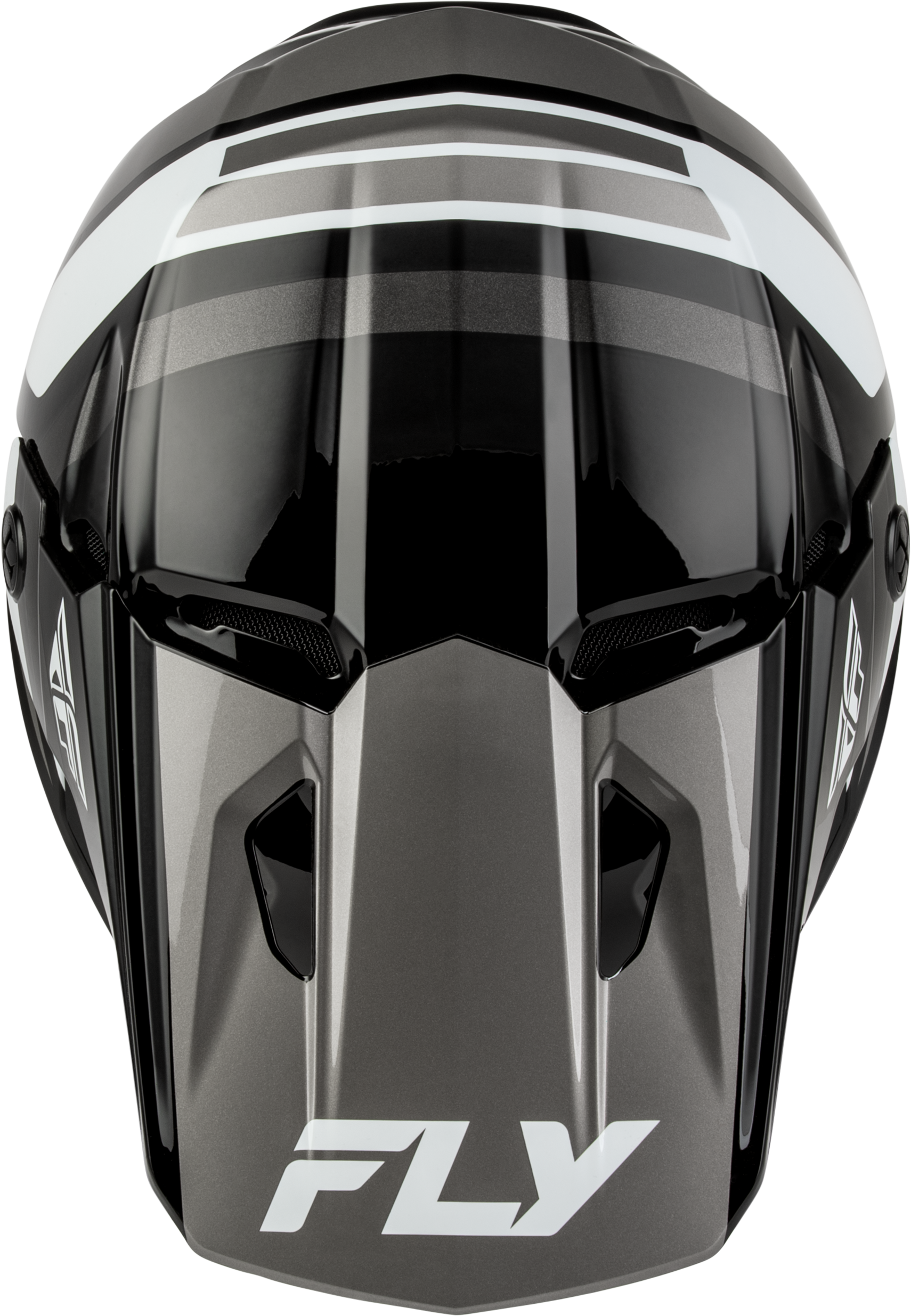 Youth Kinetic Scrap Helmet Black/White/Grey Ym