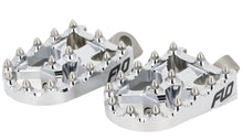 Moto Style Footpeg Set Chrome 2"X3.125"