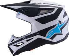 ALPINESTARS SM3 Helmet - Heat - Matte Silver/Blue/Black - XL 8301026-1949-XL