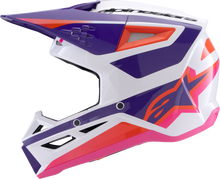 ALPINESTARS SM3 Helmet - Heat - Gloss White/Purple/Pink - XS 8301026-2052-XS