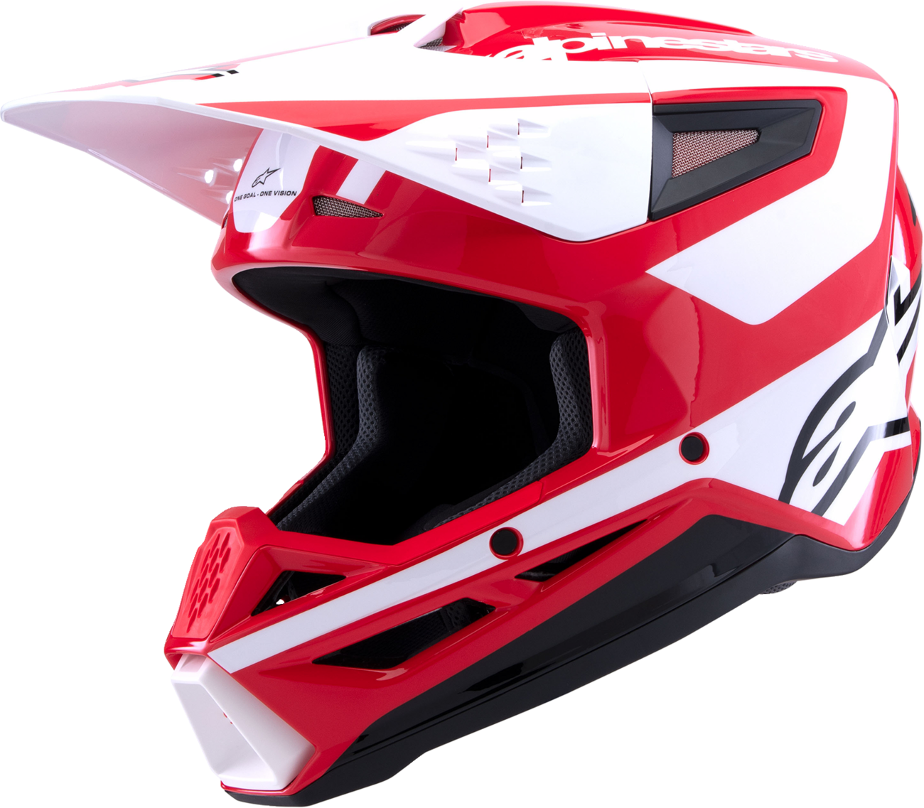 ALPINESTARS SM3 Helmet - Heat - Gloss Red/White/Black - XL 8301026-3126-XL