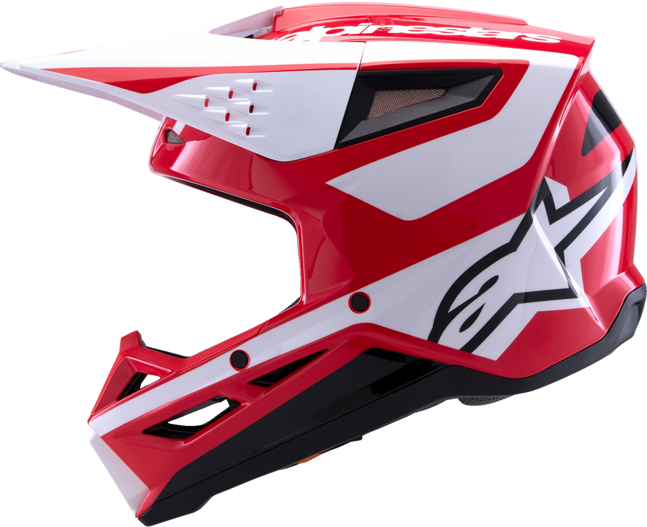 ALPINESTARS SM3 Helmet - Heat - Gloss Red/White/Black - Medium 8301026-3126-M