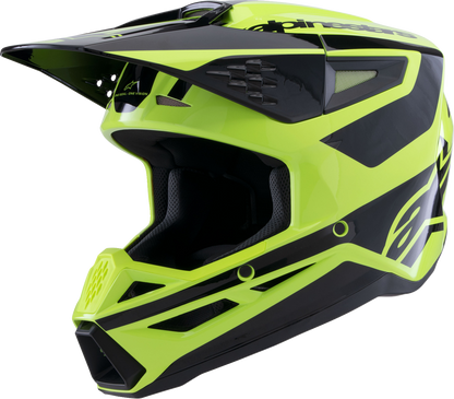 ALPINESTARS SM3 Helmet - Heat - Gloss Yellow Fluo/Black - XS 8301026-5011-XS