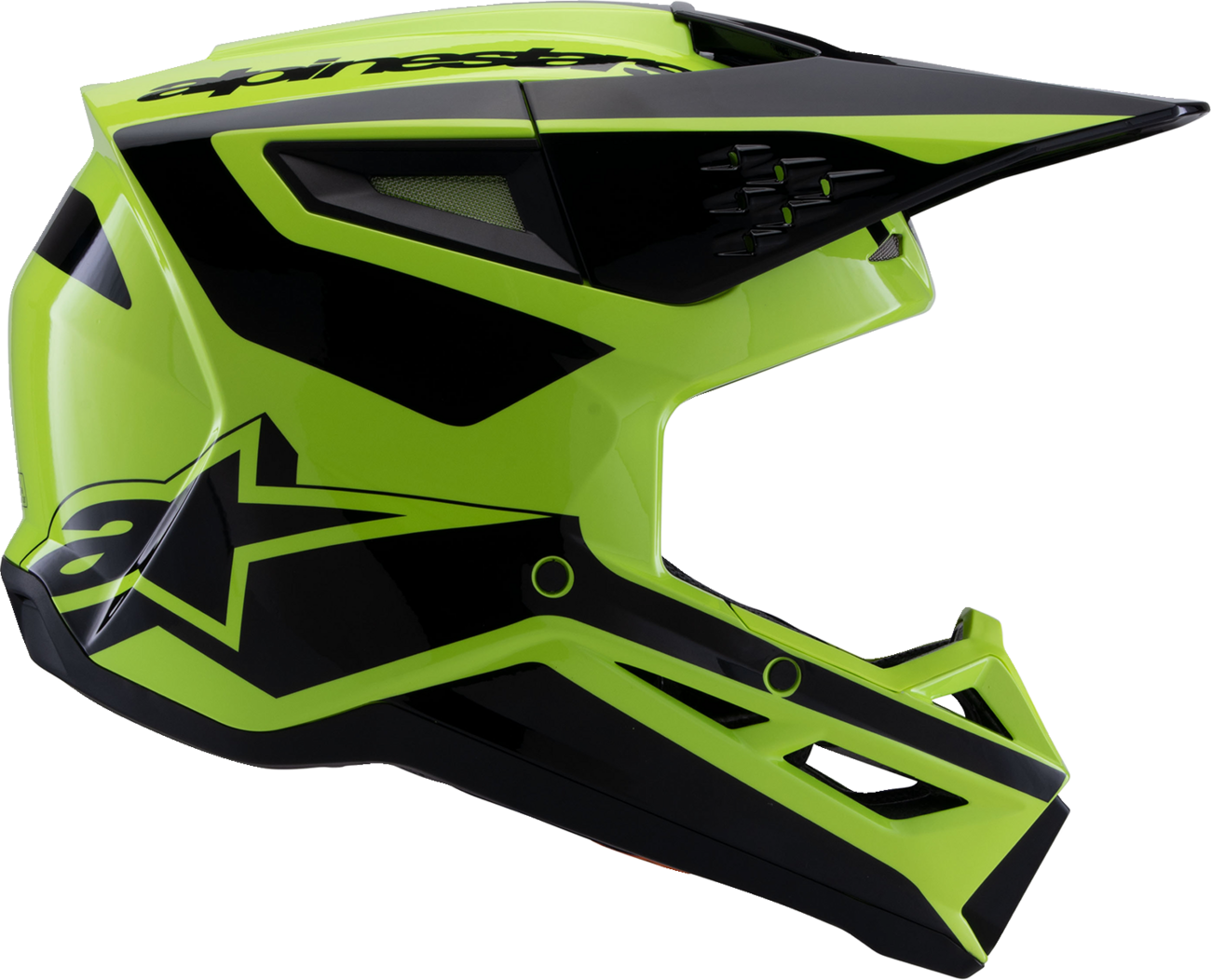 ALPINESTARS SM3 Helmet - Heat - Gloss Yellow Fluo/Black - XL 8301026-5011-XL
