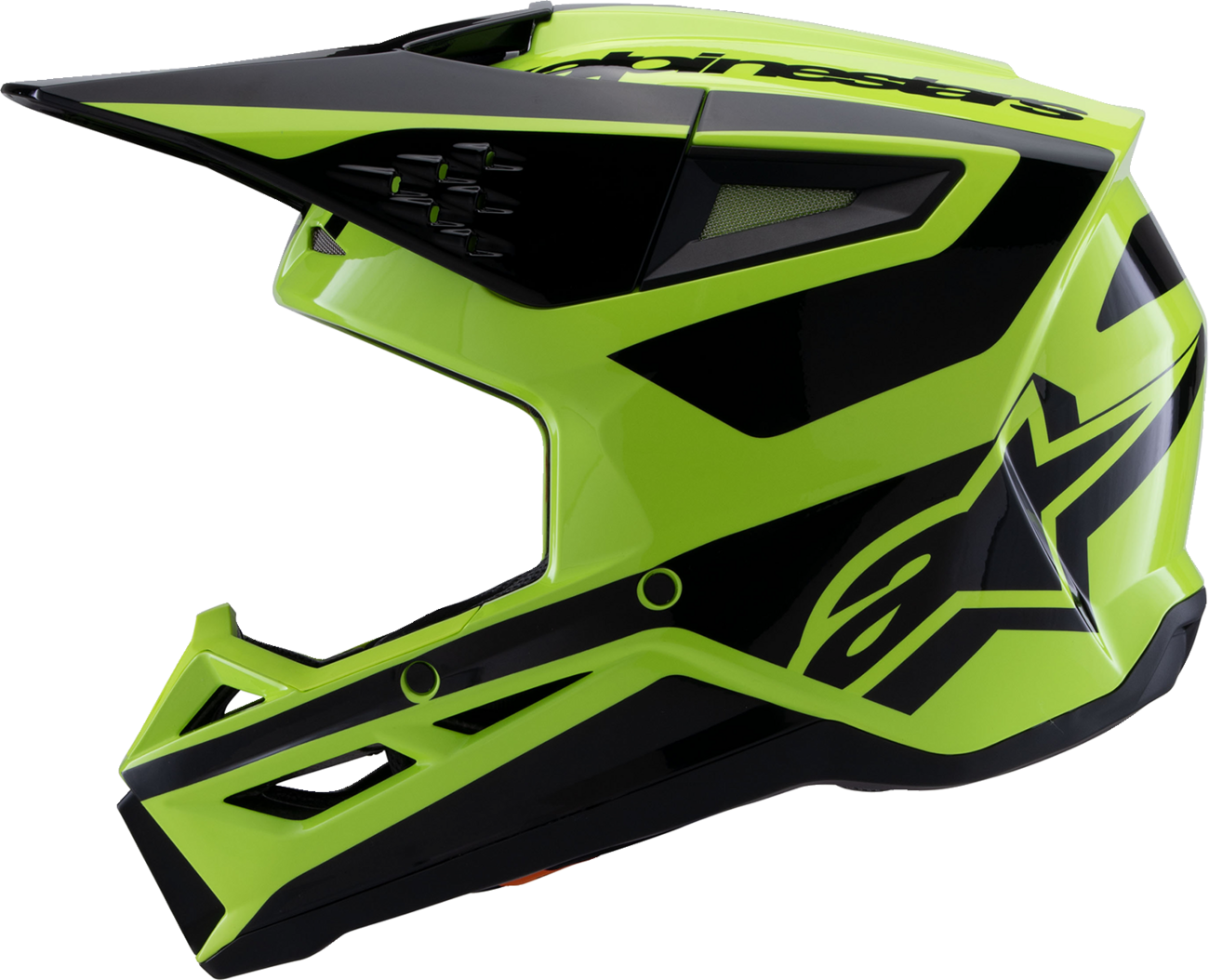 ALPINESTARS SM3 Helmet - Heat - Gloss Yellow Fluo/Black - 2XL 8301026-5011-XXL